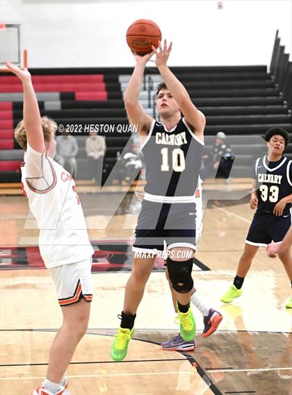 Thumbnail 1 in Calvary Chapel vs. California (Tustin Holiday Classic) photogallery.