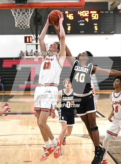 Thumbnail 2 in Calvary Chapel vs. California (Tustin Holiday Classic) photogallery.