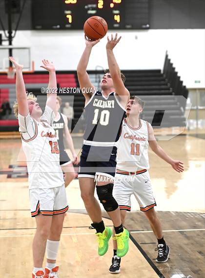 Thumbnail 2 in Calvary Chapel vs. California (Tustin Holiday Classic) photogallery.