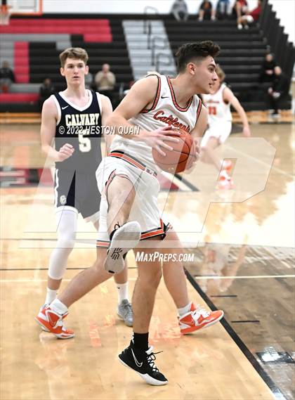 Thumbnail 2 in Calvary Chapel vs. California (Tustin Holiday Classic) photogallery.