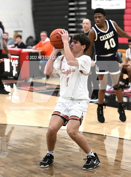 Thumbnail 3 in Calvary Chapel vs. California (Tustin Holiday Classic) photogallery.