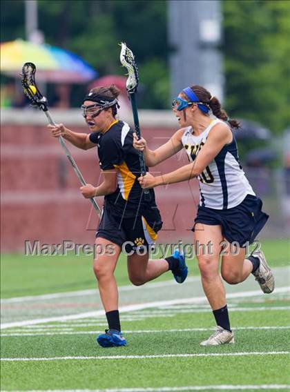 Thumbnail 3 in Honeoye Falls-Lima vs Shoreham-Wading River (NYSPHSAA Class C Final) photogallery.