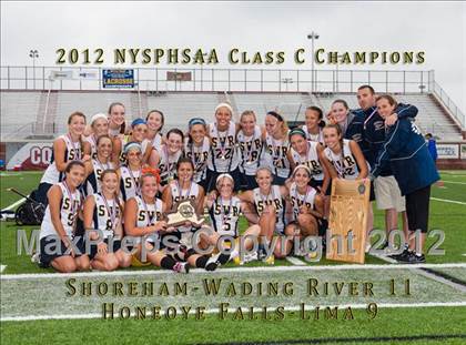 Thumbnail 2 in Honeoye Falls-Lima vs Shoreham-Wading River (NYSPHSAA Class C Final) photogallery.