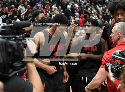 Thumbnail 3 in St. John Bosco vs. Centennial (CIF-SS Open Final) photogallery.