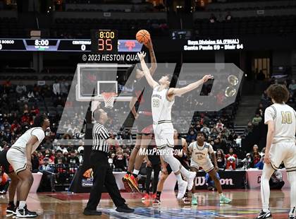 Thumbnail 2 in St. John Bosco vs. Centennial (CIF-SS Open Final) photogallery.