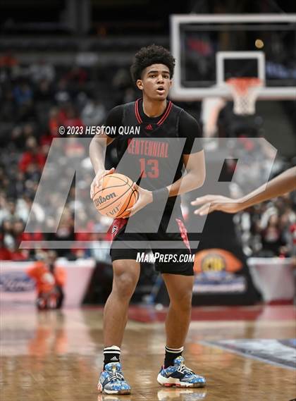 Thumbnail 3 in St. John Bosco vs. Centennial (CIF-SS Open Final) photogallery.