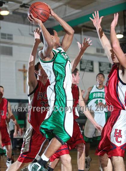 Thumbnail 1 in Ribet Academy vs. Hesperia Christian (CIF SS D6AA Playoffs) photogallery.