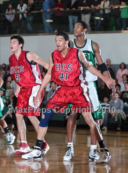 Thumbnail 3 in Ribet Academy vs. Hesperia Christian (CIF SS D6AA Playoffs) photogallery.