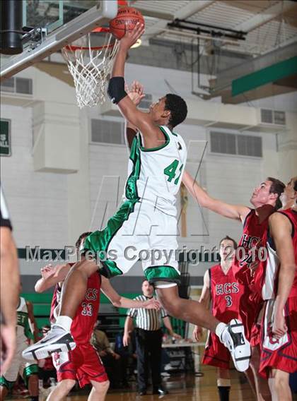Thumbnail 3 in Ribet Academy vs. Hesperia Christian (CIF SS D6AA Playoffs) photogallery.