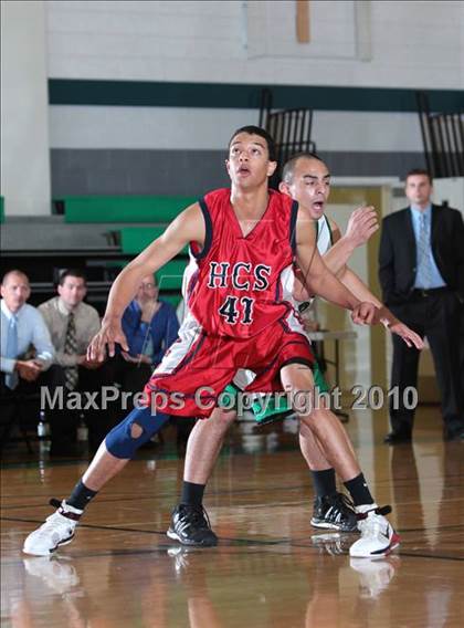 Thumbnail 2 in Ribet Academy vs. Hesperia Christian (CIF SS D6AA Playoffs) photogallery.
