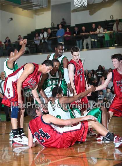 Thumbnail 3 in Ribet Academy vs. Hesperia Christian (CIF SS D6AA Playoffs) photogallery.