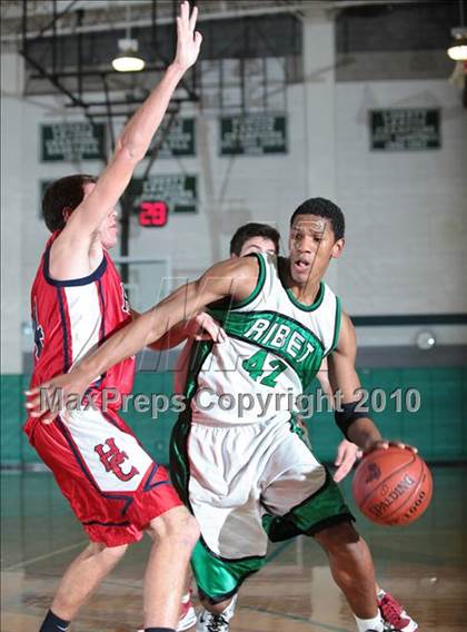 Thumbnail 3 in Ribet Academy vs. Hesperia Christian (CIF SS D6AA Playoffs) photogallery.