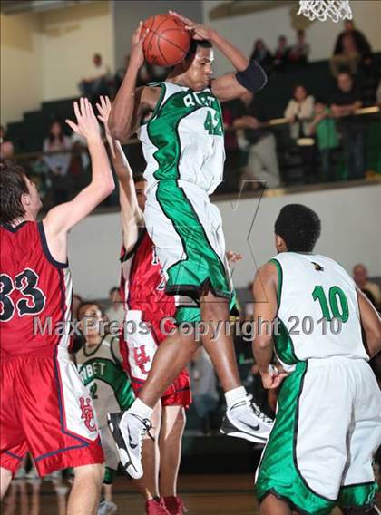 Thumbnail 3 in Ribet Academy vs. Hesperia Christian (CIF SS D6AA Playoffs) photogallery.
