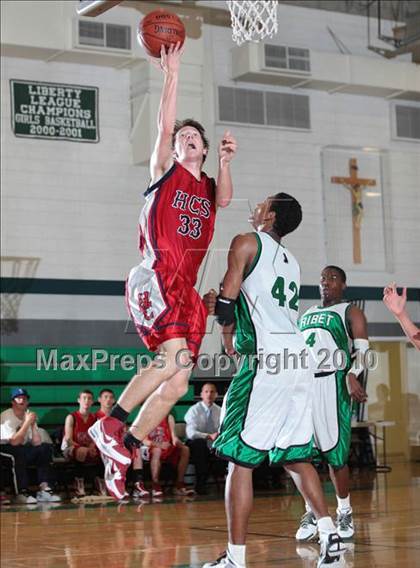 Thumbnail 2 in Ribet Academy vs. Hesperia Christian (CIF SS D6AA Playoffs) photogallery.