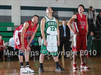Thumbnail 1 in Ribet Academy vs. Hesperia Christian (CIF SS D6AA Playoffs) photogallery.