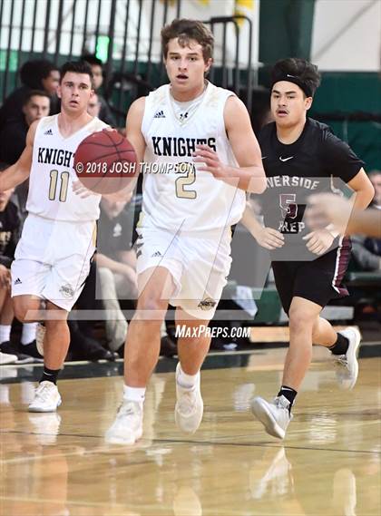 Thumbnail 3 in Ontario Christian vs. Riverside Prep photogallery.