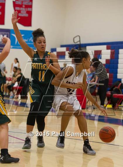 Thumbnail 1 in Desert Mountain vs Peoria (Arcadia Lady Hoops Tournament) photogallery.