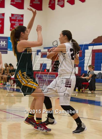 Thumbnail 1 in Desert Mountain vs Peoria (Arcadia Lady Hoops Tournament) photogallery.