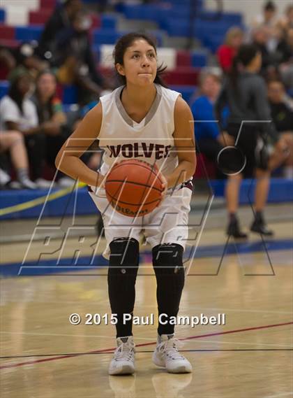 Thumbnail 2 in Desert Mountain vs Peoria (Arcadia Lady Hoops Tournament) photogallery.