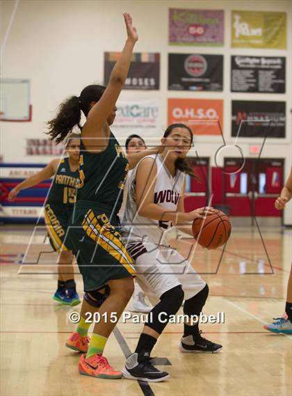 Thumbnail 2 in Desert Mountain vs Peoria (Arcadia Lady Hoops Tournament) photogallery.