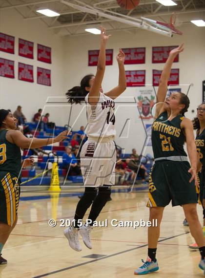 Thumbnail 2 in Desert Mountain vs Peoria (Arcadia Lady Hoops Tournament) photogallery.