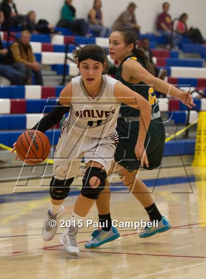 Thumbnail 2 in Desert Mountain vs Peoria (Arcadia Lady Hoops Tournament) photogallery.