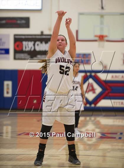 Thumbnail 1 in Desert Mountain vs Peoria (Arcadia Lady Hoops Tournament) photogallery.