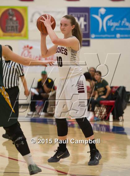 Thumbnail 1 in Desert Mountain vs Peoria (Arcadia Lady Hoops Tournament) photogallery.