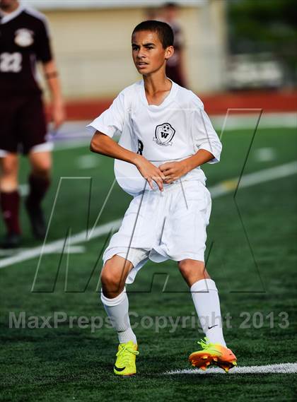 Thumbnail 2 in Fort Zumwalt West vs. Dunlap (Gateway City Soccer Classic) photogallery.