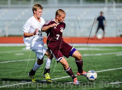 Thumbnail 3 in Fort Zumwalt West vs. Dunlap (Gateway City Soccer Classic) photogallery.
