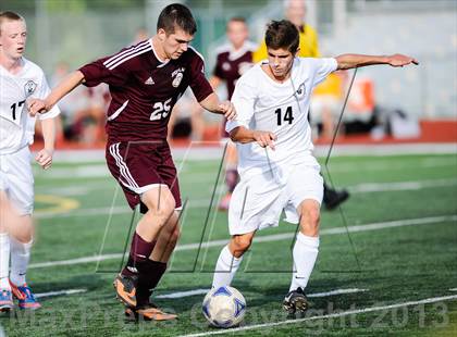 Thumbnail 3 in Fort Zumwalt West vs. Dunlap (Gateway City Soccer Classic) photogallery.