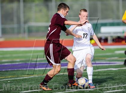 Thumbnail 1 in Fort Zumwalt West vs. Dunlap (Gateway City Soccer Classic) photogallery.