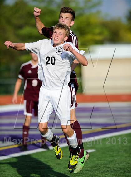 Thumbnail 3 in Fort Zumwalt West vs. Dunlap (Gateway City Soccer Classic) photogallery.
