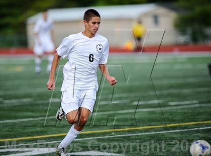 Thumbnail 1 in Fort Zumwalt West vs. Dunlap (Gateway City Soccer Classic) photogallery.