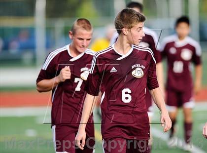 Thumbnail 3 in Fort Zumwalt West vs. Dunlap (Gateway City Soccer Classic) photogallery.