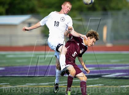 Thumbnail 2 in Fort Zumwalt West vs. Dunlap (Gateway City Soccer Classic) photogallery.