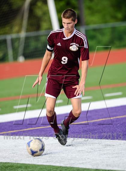 Thumbnail 3 in Fort Zumwalt West vs. Dunlap (Gateway City Soccer Classic) photogallery.