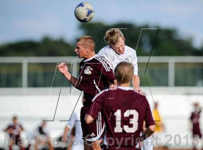 Thumbnail 1 in Fort Zumwalt West vs. Dunlap (Gateway City Soccer Classic) photogallery.