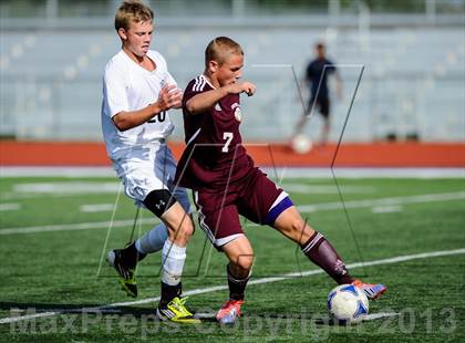 Thumbnail 1 in Fort Zumwalt West vs. Dunlap (Gateway City Soccer Classic) photogallery.