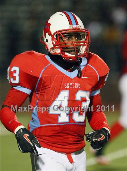 Thumbnail 3 in Skyline vs. DeSoto (5A Division 1 Area Playoff ) photogallery.