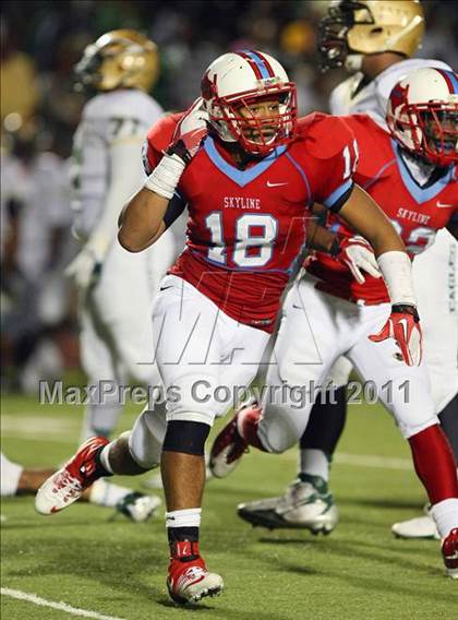 Thumbnail 2 in Skyline vs. DeSoto (5A Division 1 Area Playoff ) photogallery.