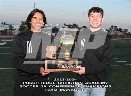 Thumbnail 1 in  Gilbert Christian vs. Pusch Ridge Christian Academy (AIA 3A Final - Awards) photogallery.