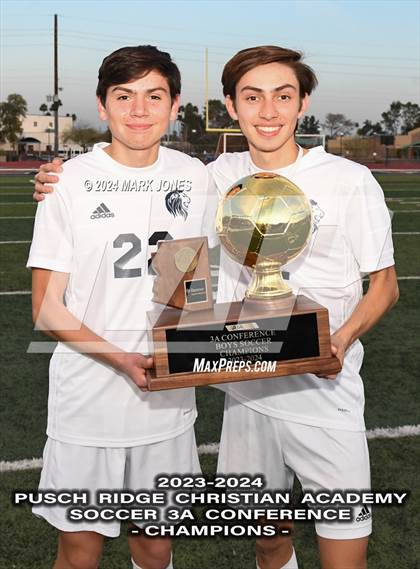 Thumbnail 2 in  Gilbert Christian vs. Pusch Ridge Christian Academy (AIA 3A Final - Awards) photogallery.