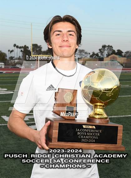 Thumbnail 2 in  Gilbert Christian vs. Pusch Ridge Christian Academy (AIA 3A Final - Awards) photogallery.