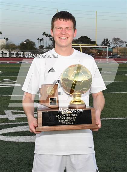 Thumbnail 2 in  Gilbert Christian vs. Pusch Ridge Christian Academy (AIA 3A Final - Awards) photogallery.