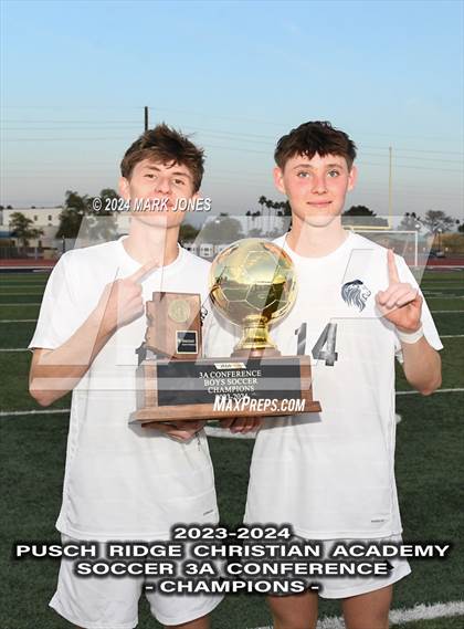 Thumbnail 1 in  Gilbert Christian vs. Pusch Ridge Christian Academy (AIA 3A Final - Awards) photogallery.