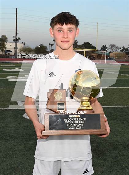 Thumbnail 2 in  Gilbert Christian vs. Pusch Ridge Christian Academy (AIA 3A Final - Awards) photogallery.