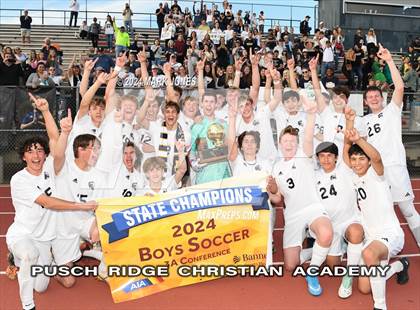Thumbnail 2 in  Gilbert Christian vs. Pusch Ridge Christian Academy (AIA 3A Final - Awards) photogallery.
