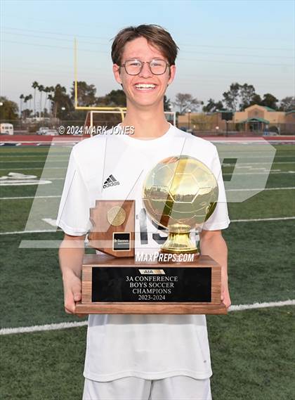 Thumbnail 2 in  Gilbert Christian vs. Pusch Ridge Christian Academy (AIA 3A Final - Awards) photogallery.