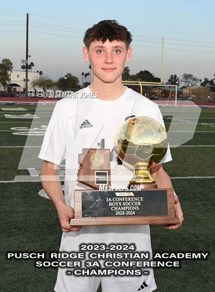 Thumbnail 1 in  Gilbert Christian vs. Pusch Ridge Christian Academy (AIA 3A Final - Awards) photogallery.